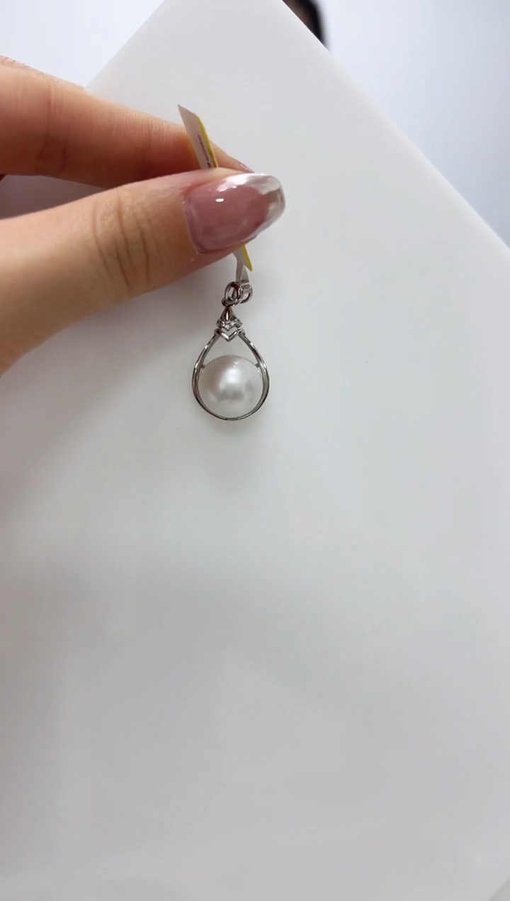 【闪购商品】海水珍珠DA银S925镶嵌吊坠 V3319