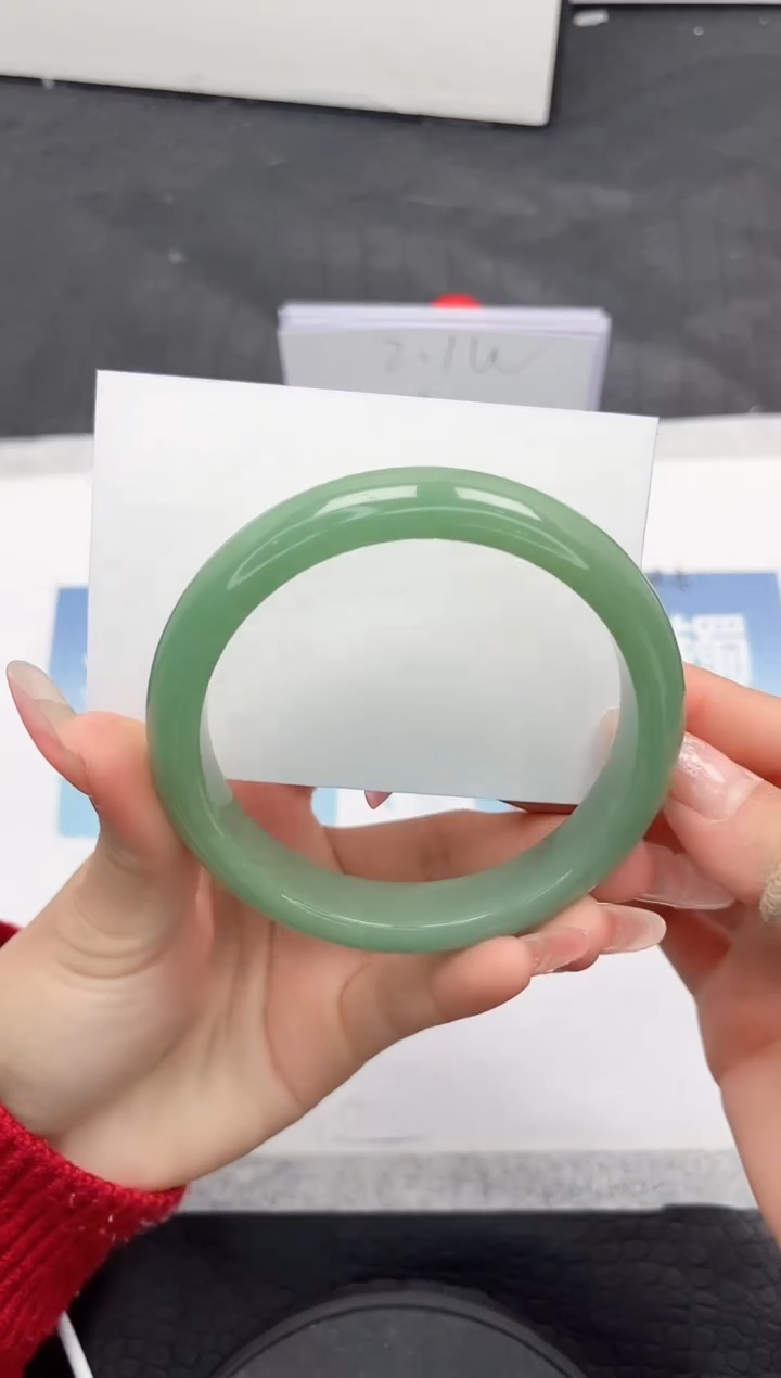 【闪购商品】石英质玉手镯未镶嵌N157-64.7