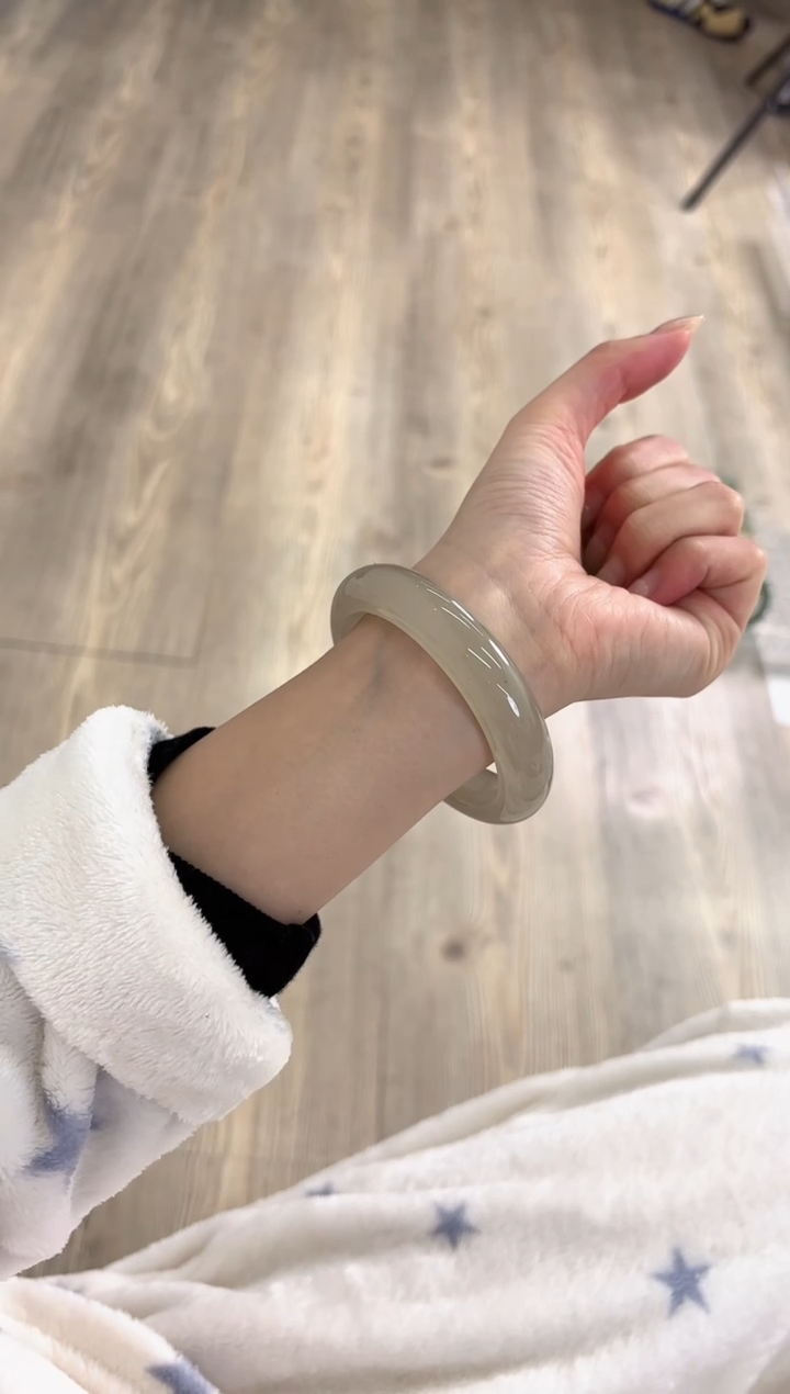 未镶嵌手镯石英质玉20-53D