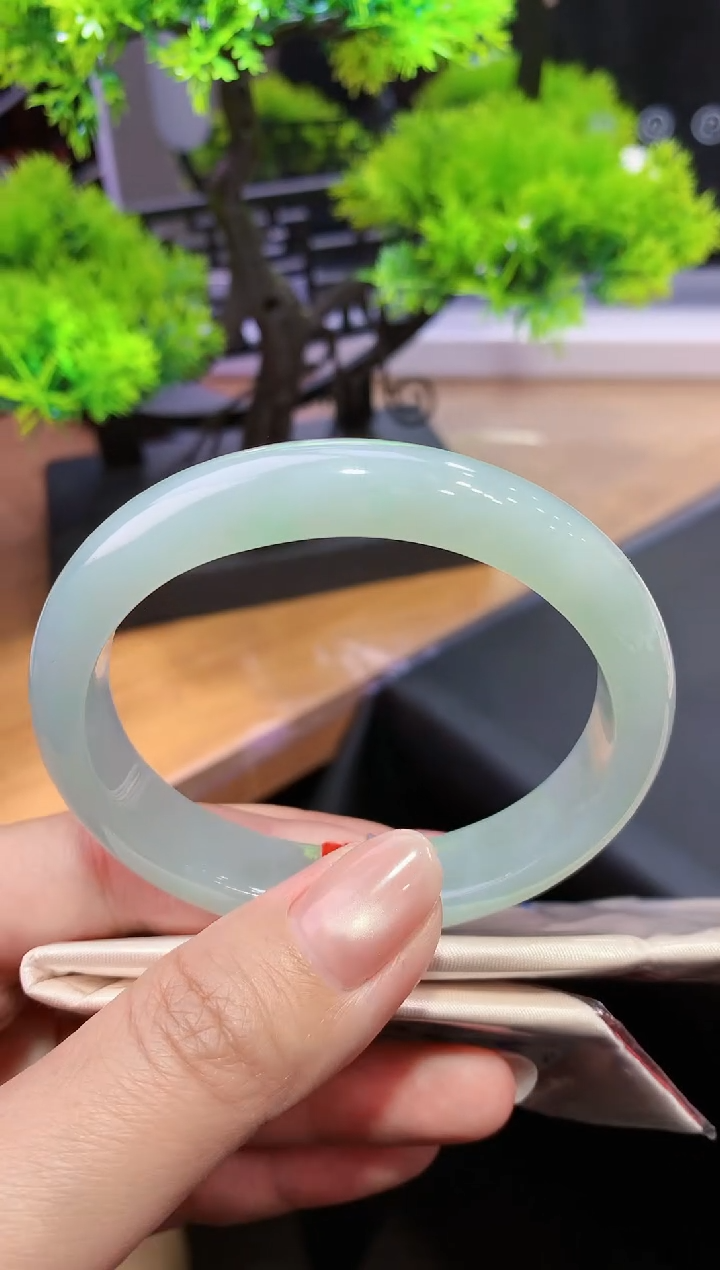 未镶嵌手镯（贵妃镯）翡翠-k93  天然缅甸A货翡翠59.2贵妃