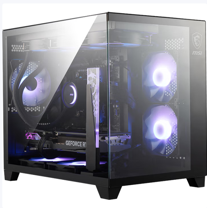 4号链接 R57500F微星RTX3060 12G台式电脑海景房游戏组装主机