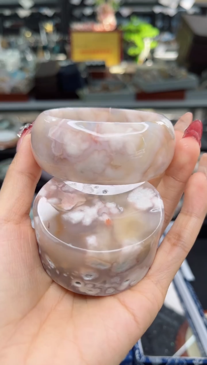 【闪购商品】石英质玉手镯未镶嵌59圈口（赠品镯心）1600160