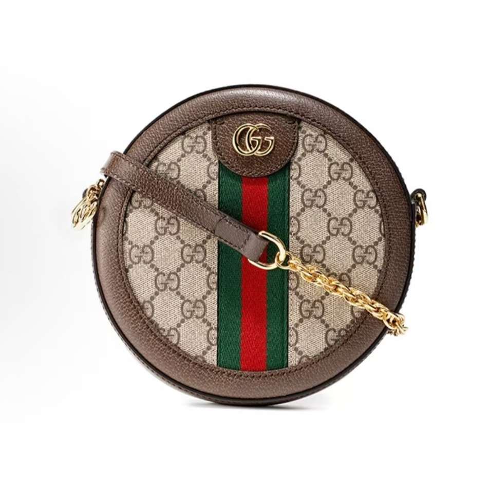 95新 GUCCI/古驰 GUCCI老花OP圆饼