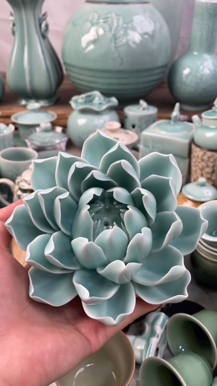 【闪购商品】纯手工 特价福利 微瑕 慧仙青瓷