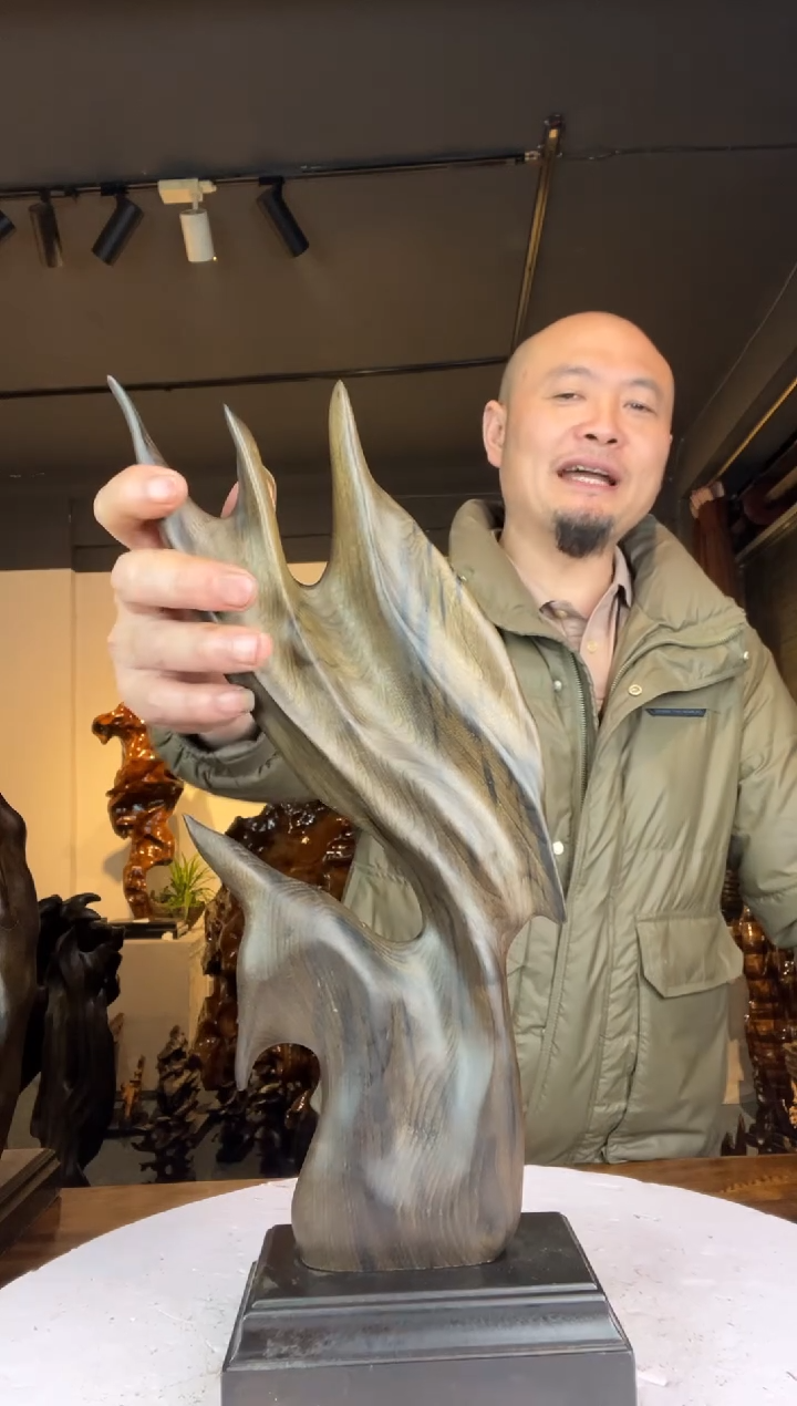 金丝楠(****〜916金丝楠自然随型摆件