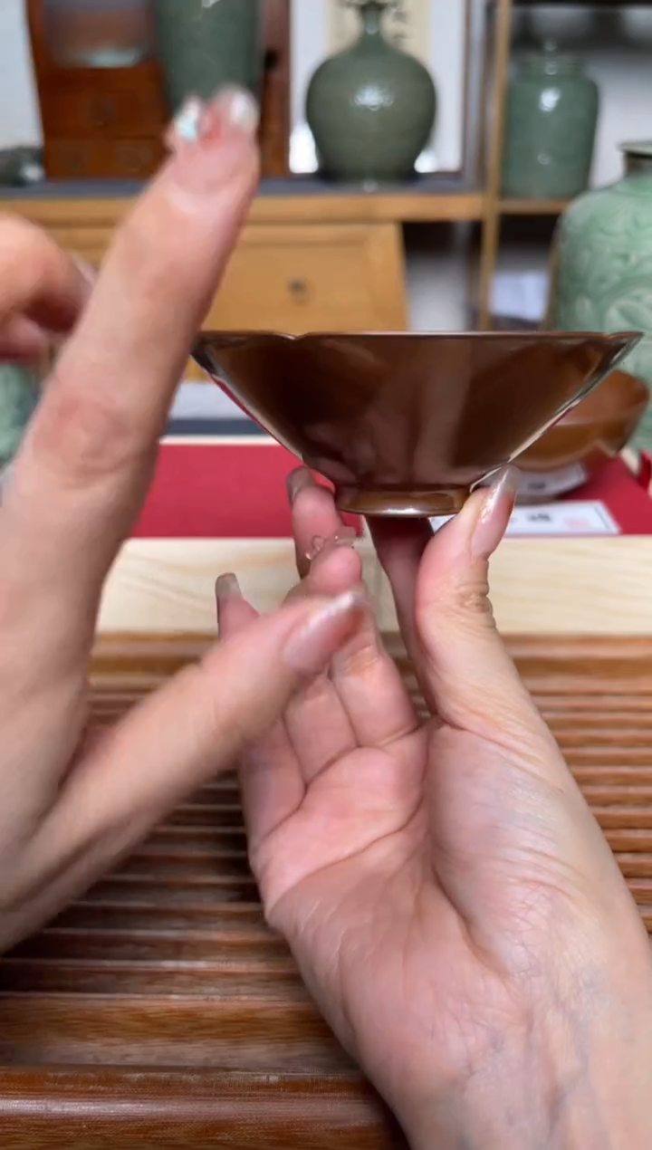 【闪购商品】其他纯手工紫金釉斗笠盏