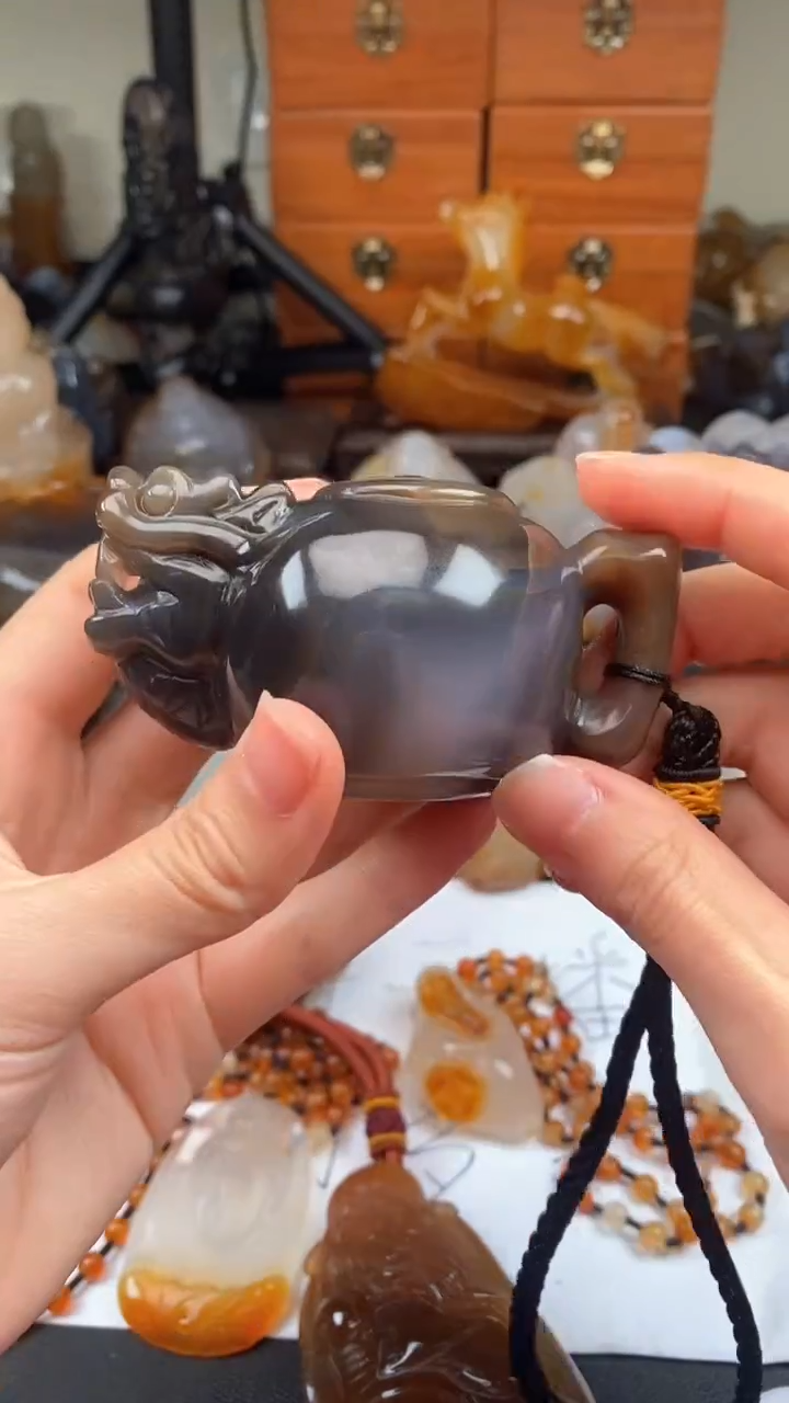 【闪购商品】玛瑙/玉髓颈饰未镶嵌AA