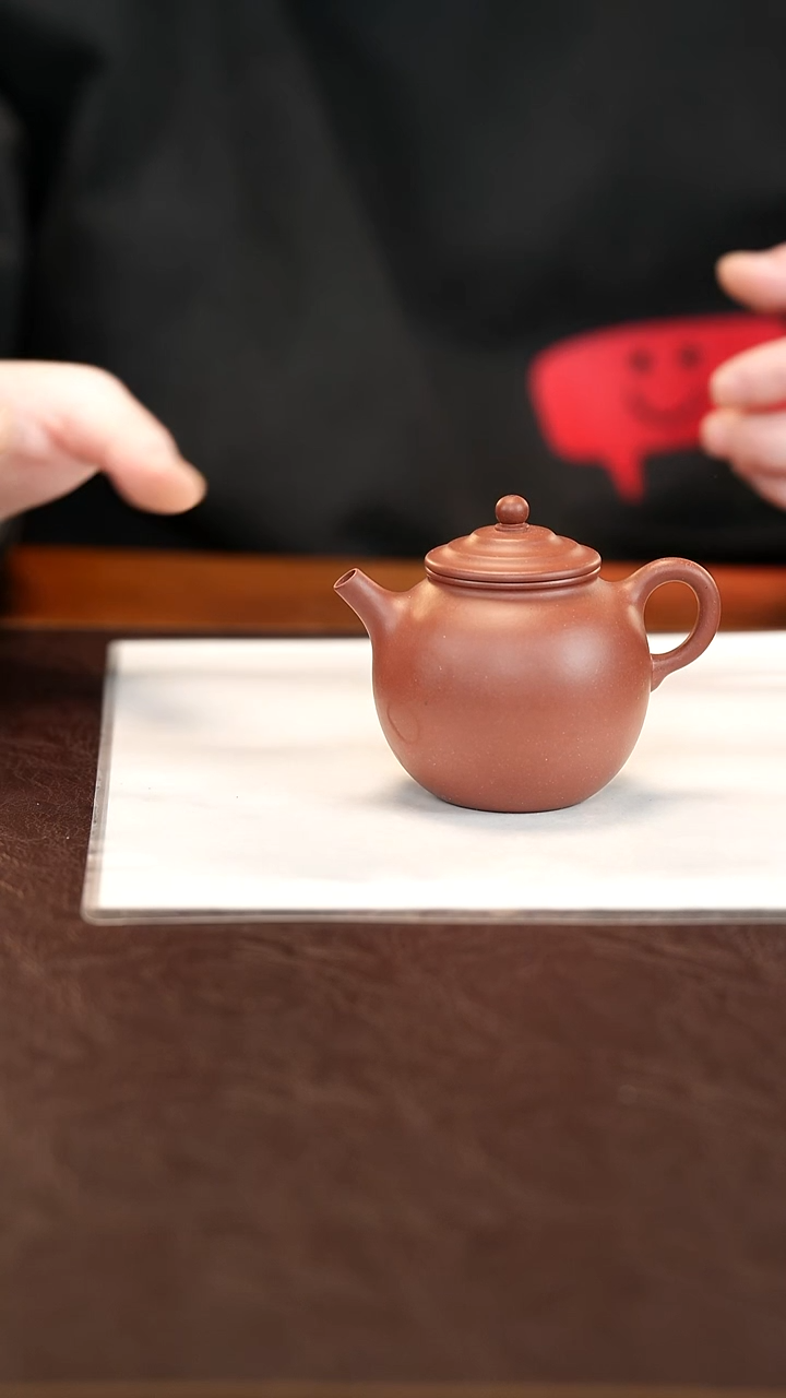 茶壶紫砂全手工 150cc 红皮龙