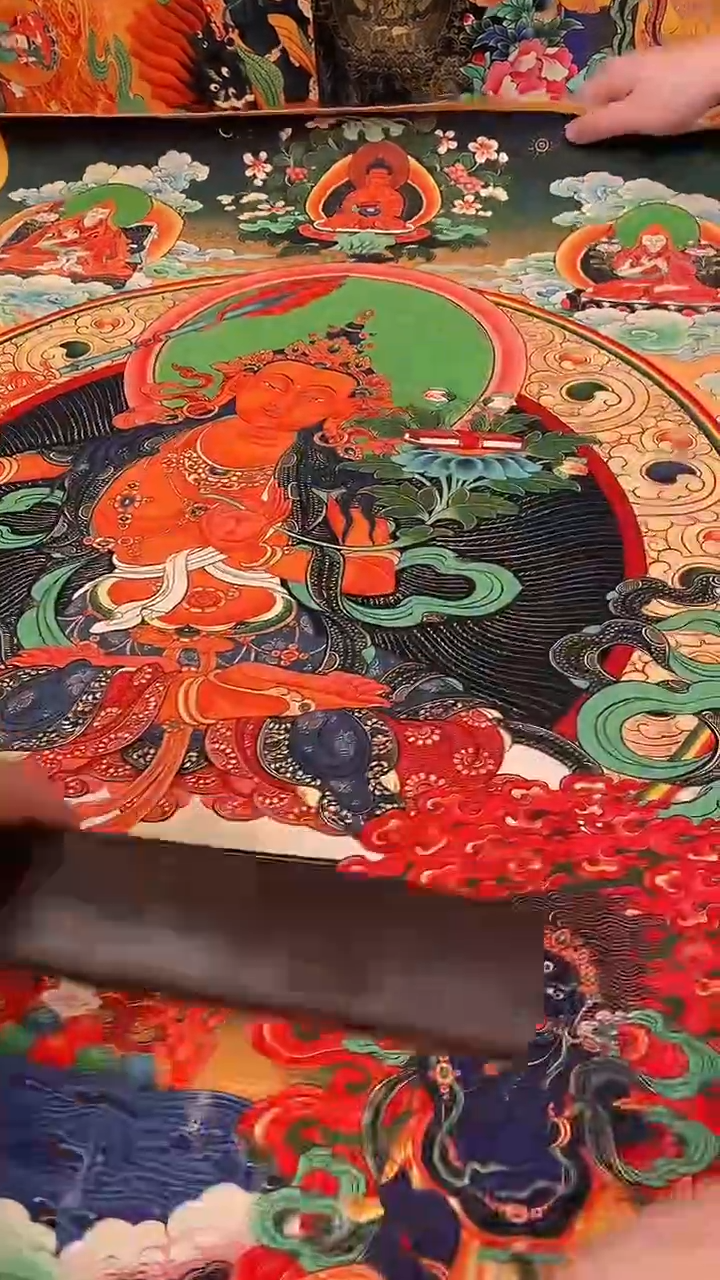 装裱画精美唐卡tk16064