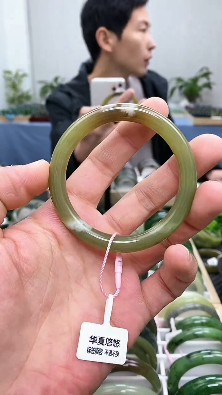 【闪购商品】和田玉手镯未镶嵌55.3