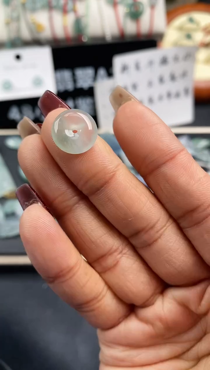 【闪购商品】翡翠裸石129平安扣~默认裸石发货