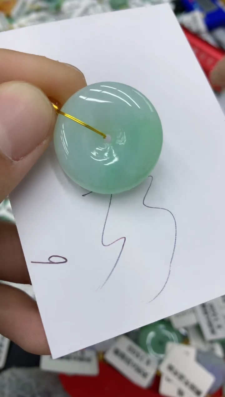 翡翠未镶嵌颈饰号链接1111111