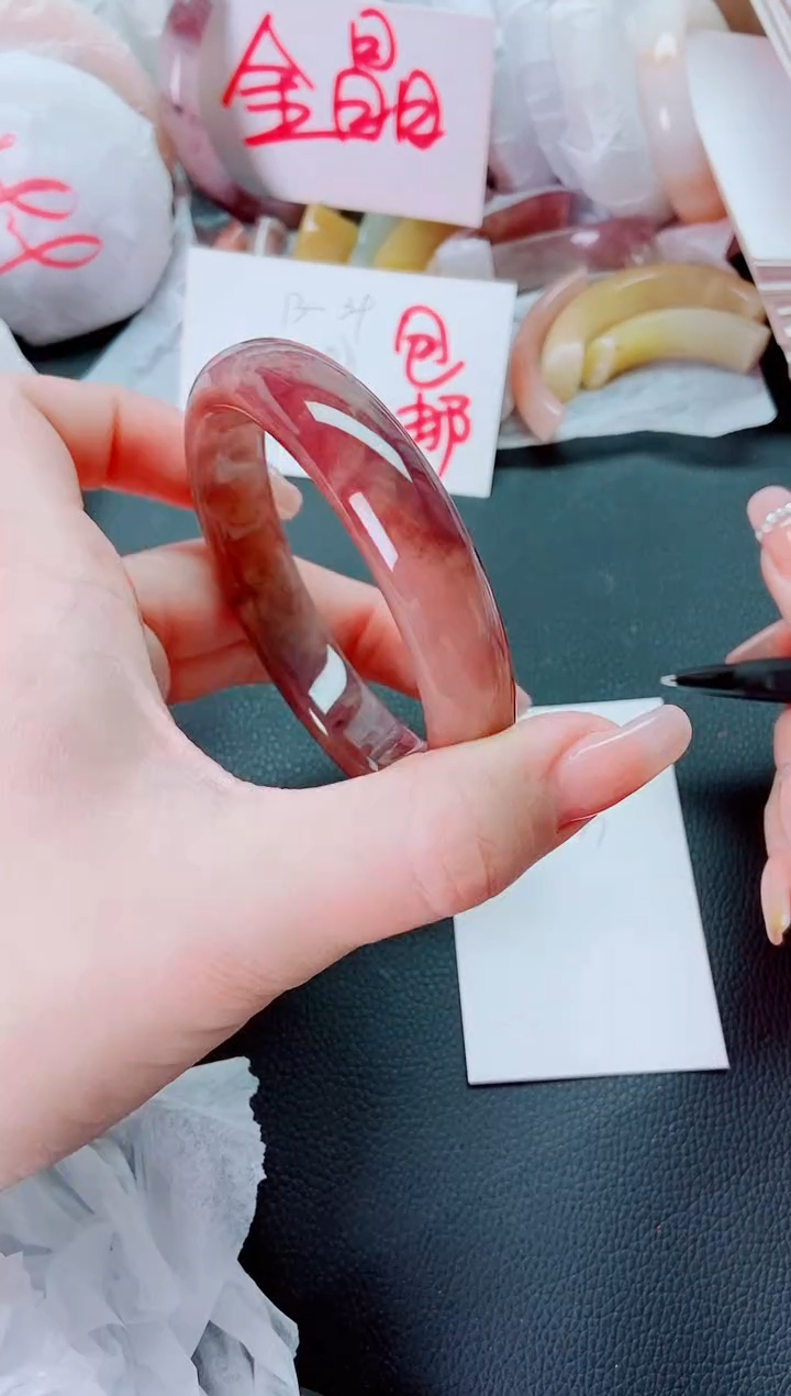 【闪购商品】石英质玉手镯未镶嵌M253-62-63