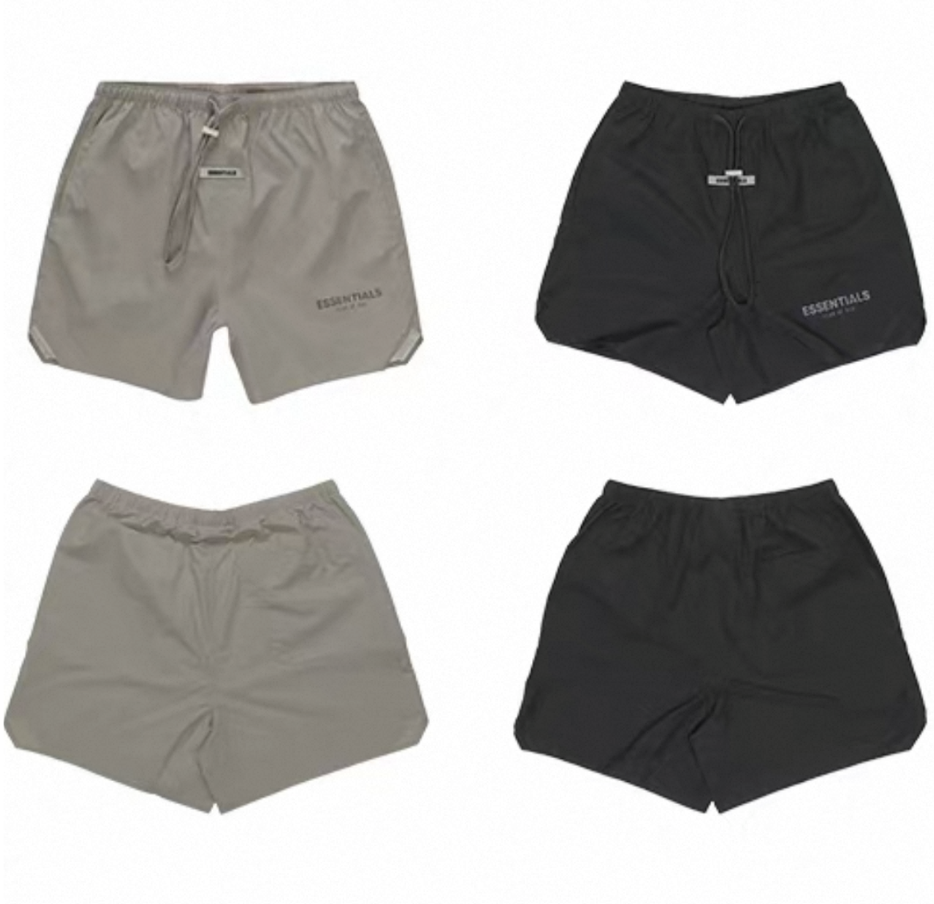 ESS美式高街速干反光logo运动短裤梭织男女同款Oversize短裤