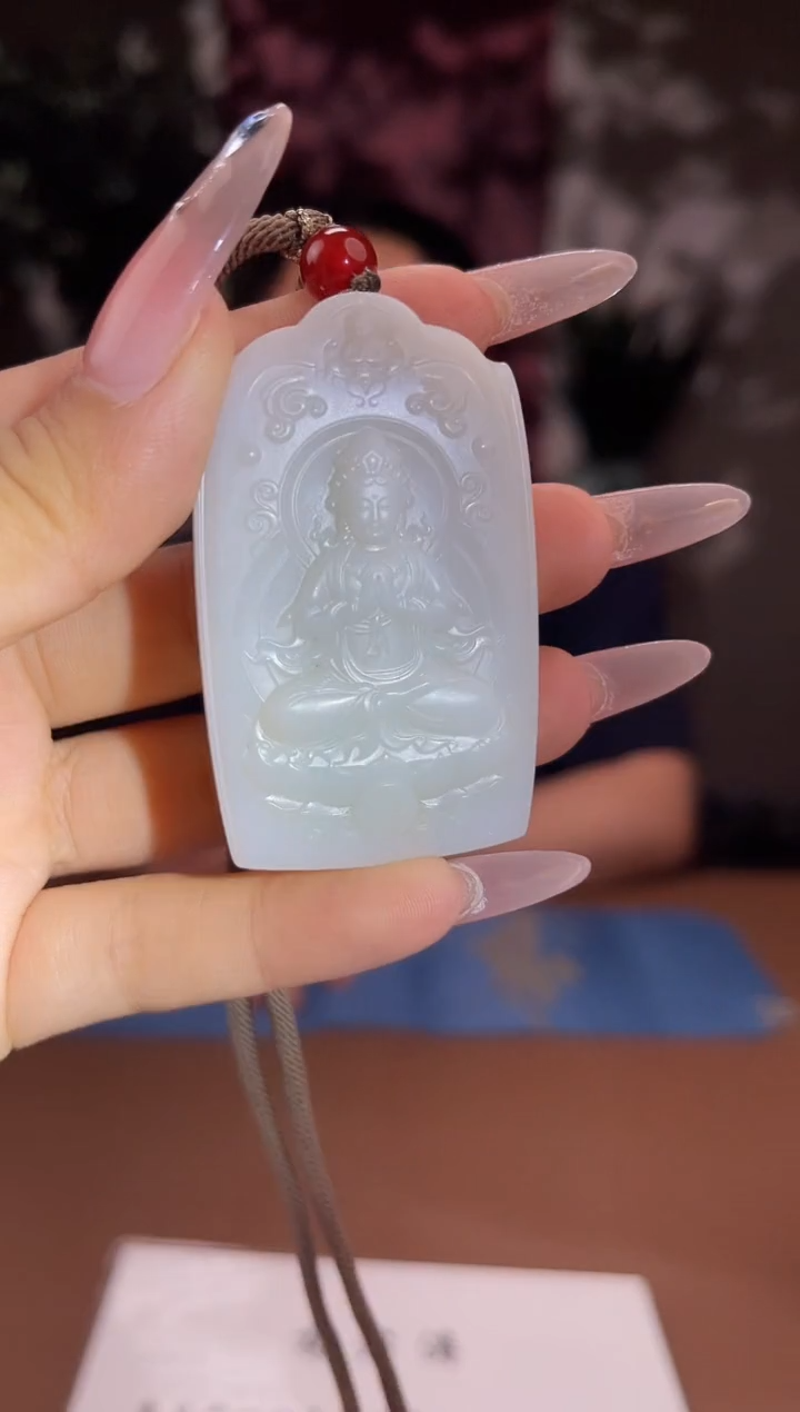 和田玉未镶嵌颈饰A244