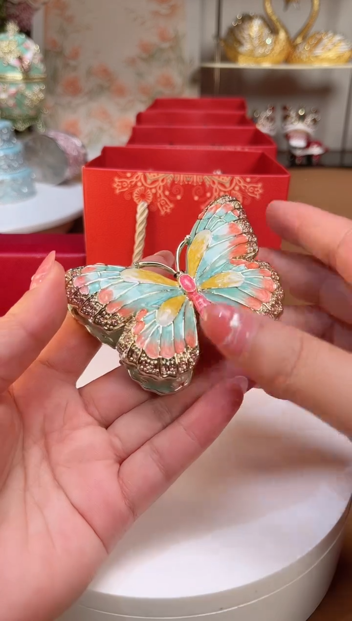 【闪购商品】易尚宝珐琅彩首饰盒