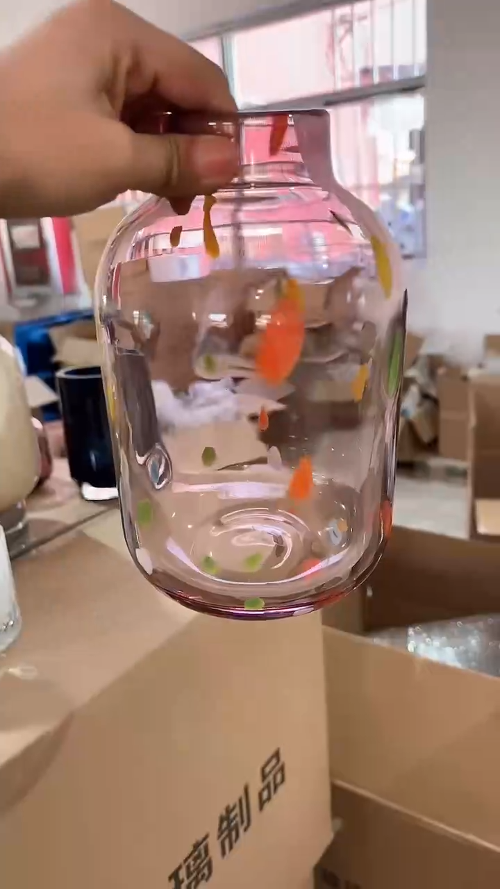 【闪购商品】玻璃紫红色