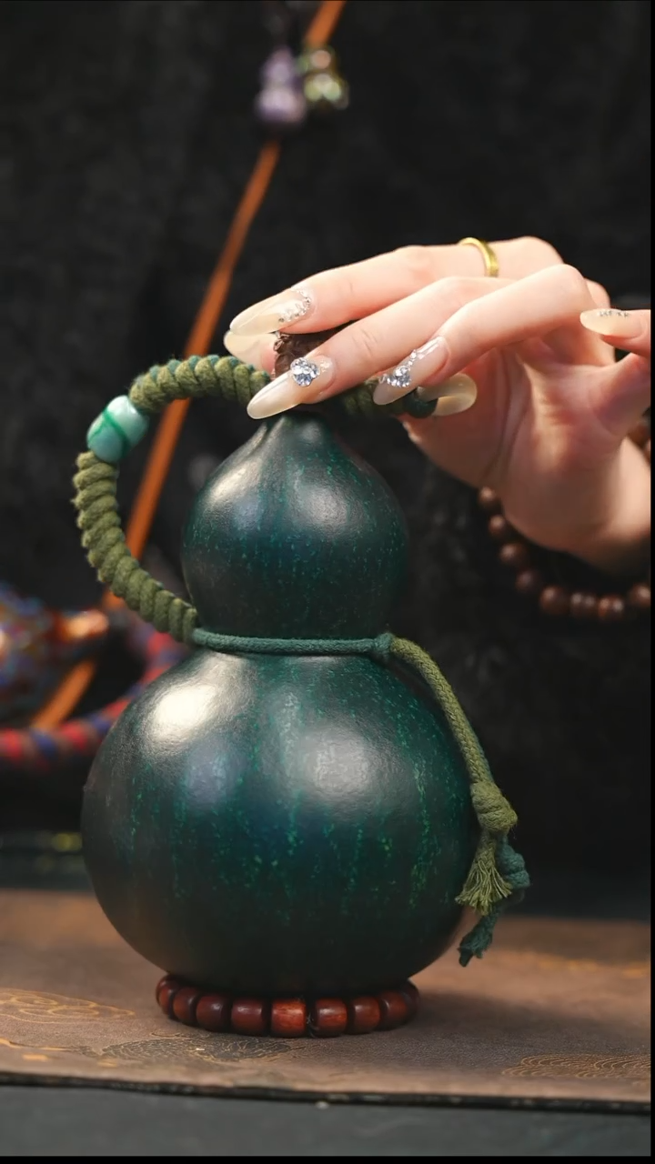 【闪购商品】XK116大漆酒葫芦不包手串及旋转底座