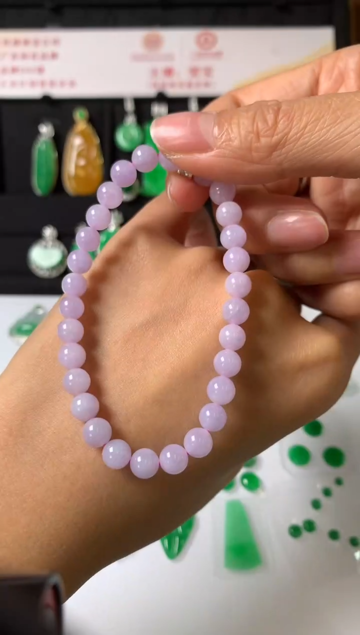 未镶嵌手链翡翠手串