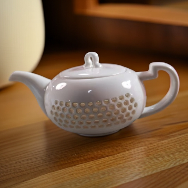 【景德镇】高温陶瓷，玲珑壶