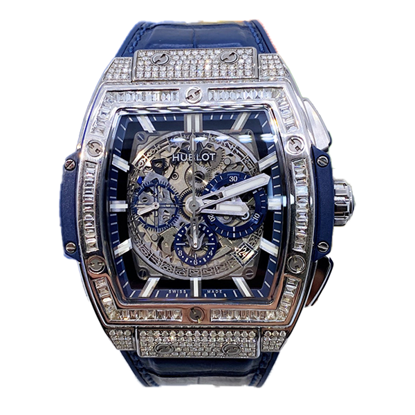 99新 Hublot/宇舶表 老佛爷/宇舶601后钻/自动/21年电子全套/45mm