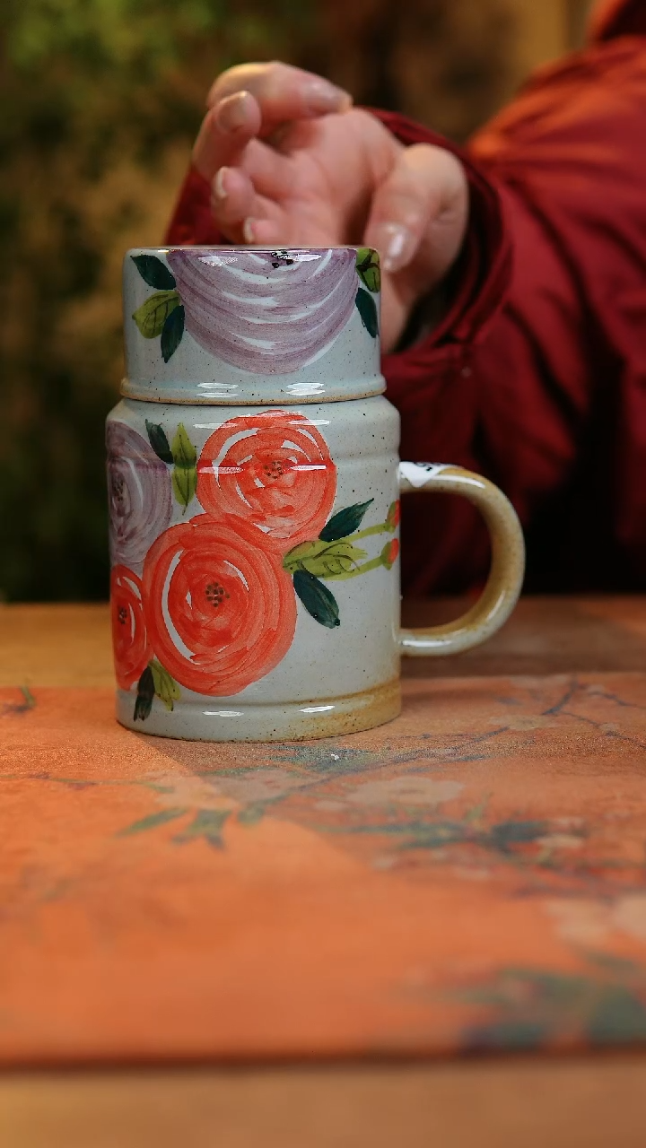 【闪购商品】瓷片1465景德镇手工手绘釉下彩高温瓷