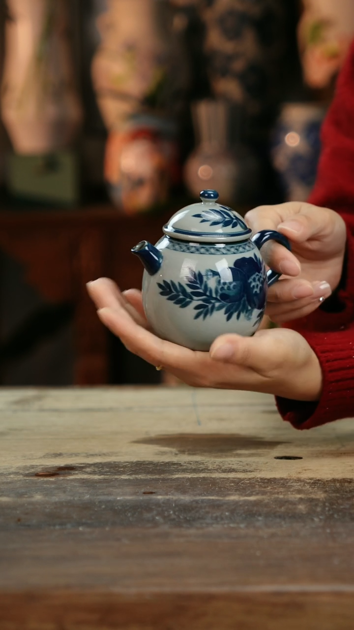 【闪购商品】瓷片景德镇纯手工釉下彩精品茶具