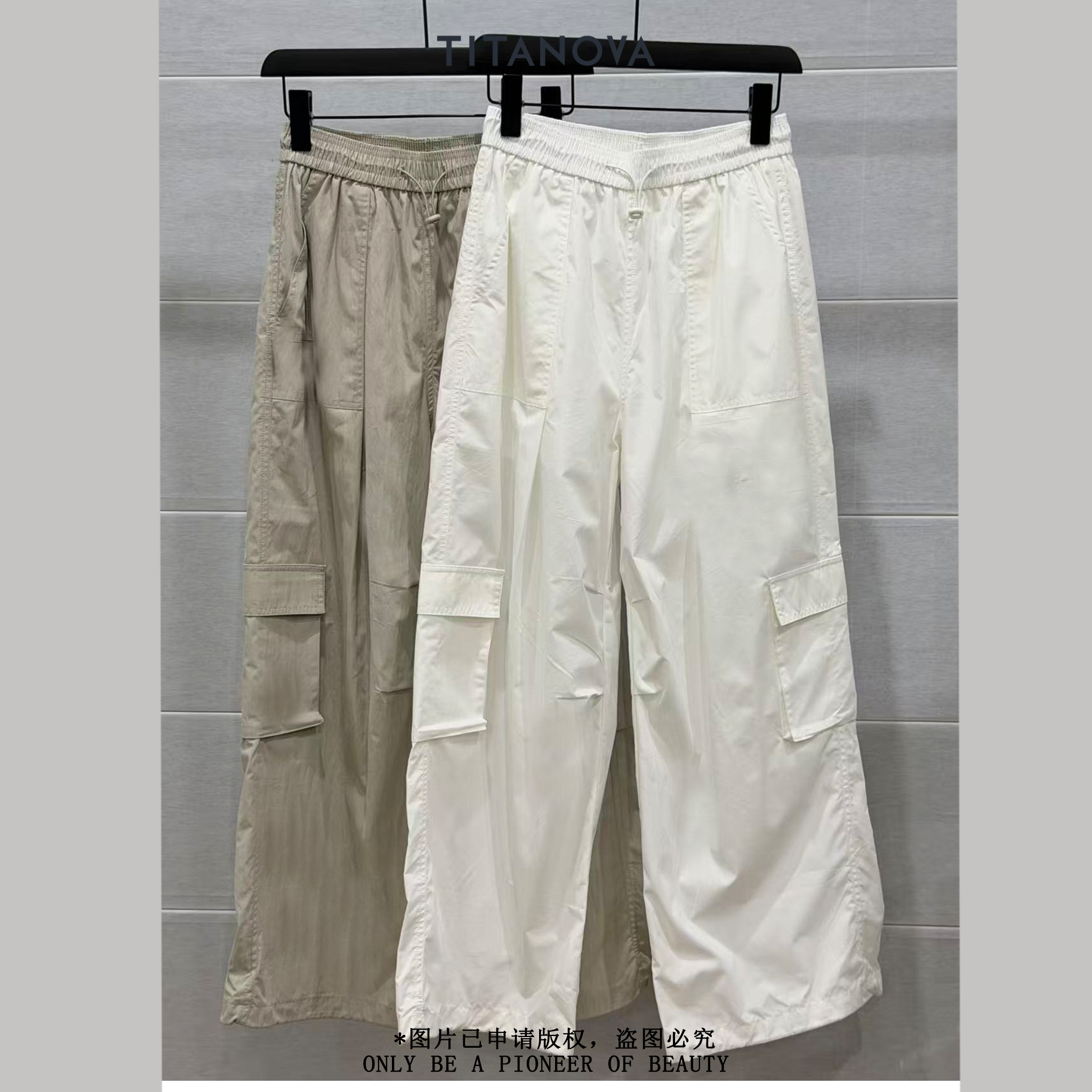 【宁不凡】现2旷野|松紧腰棉口袋休闲裤KZ250504