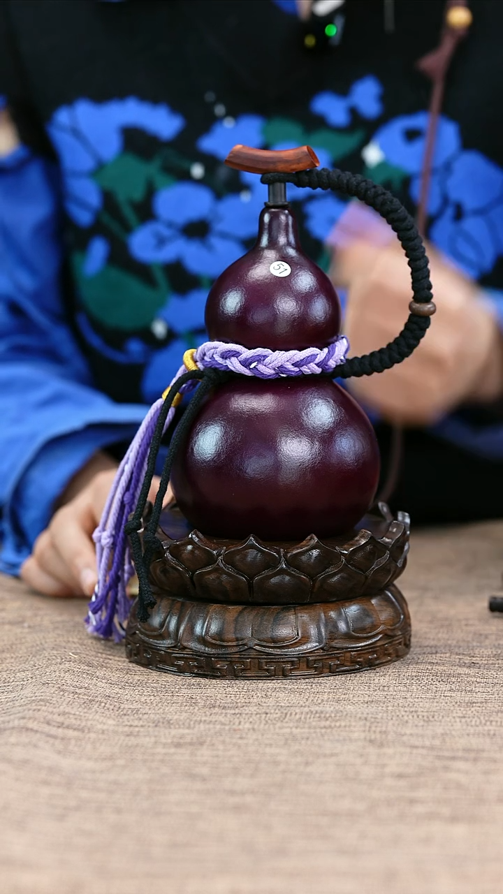 【闪购商品】51—光岳葫天然大漆酒葫芦不含莲花底座