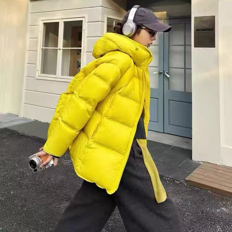 2025百搭外套冬季新款休闲时尚保暖连帽宽松加厚泡芙