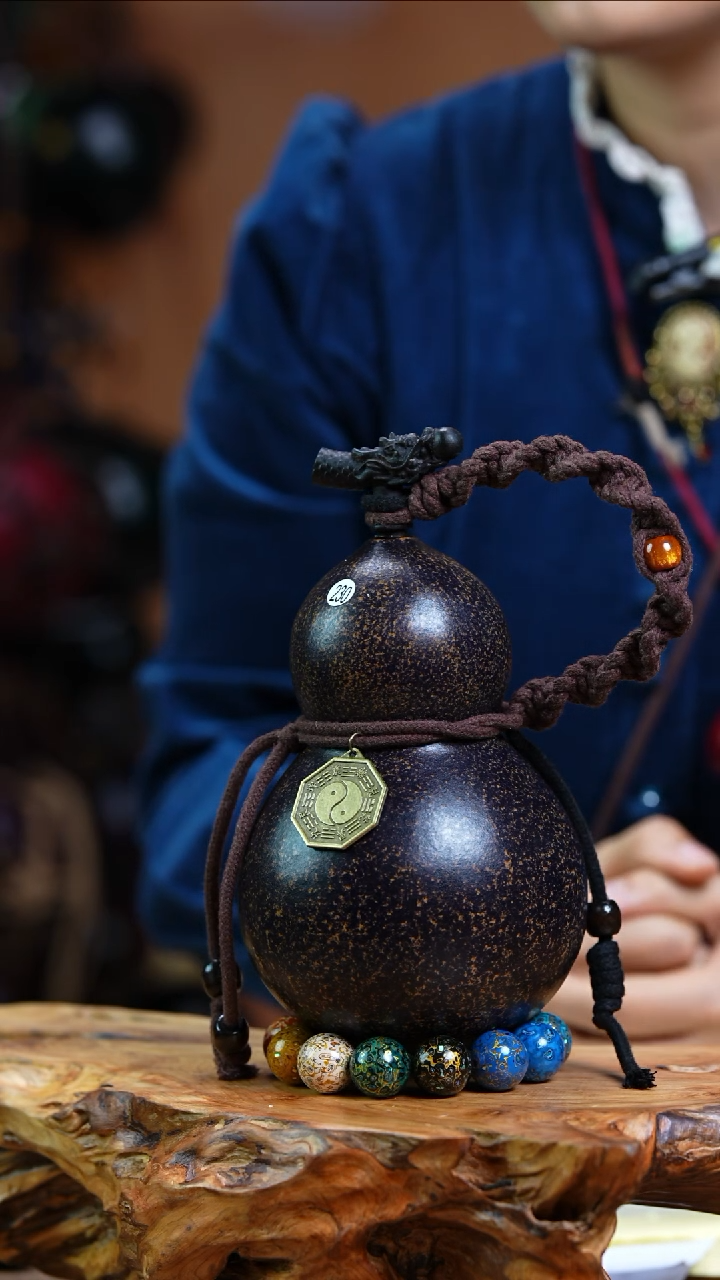 【闪购商品】230—光岳葫天然大漆酒葫芦不含漆珠