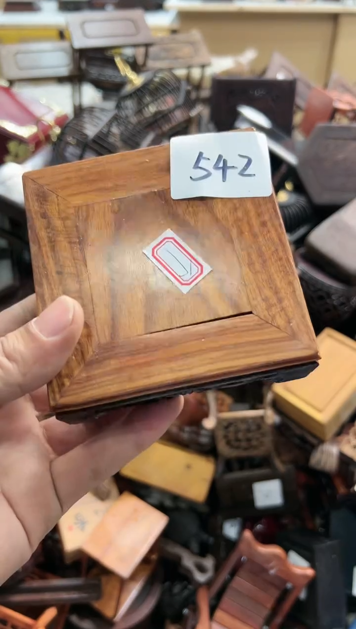 【闪购商品】木621瑕疵底座花架摆件处理