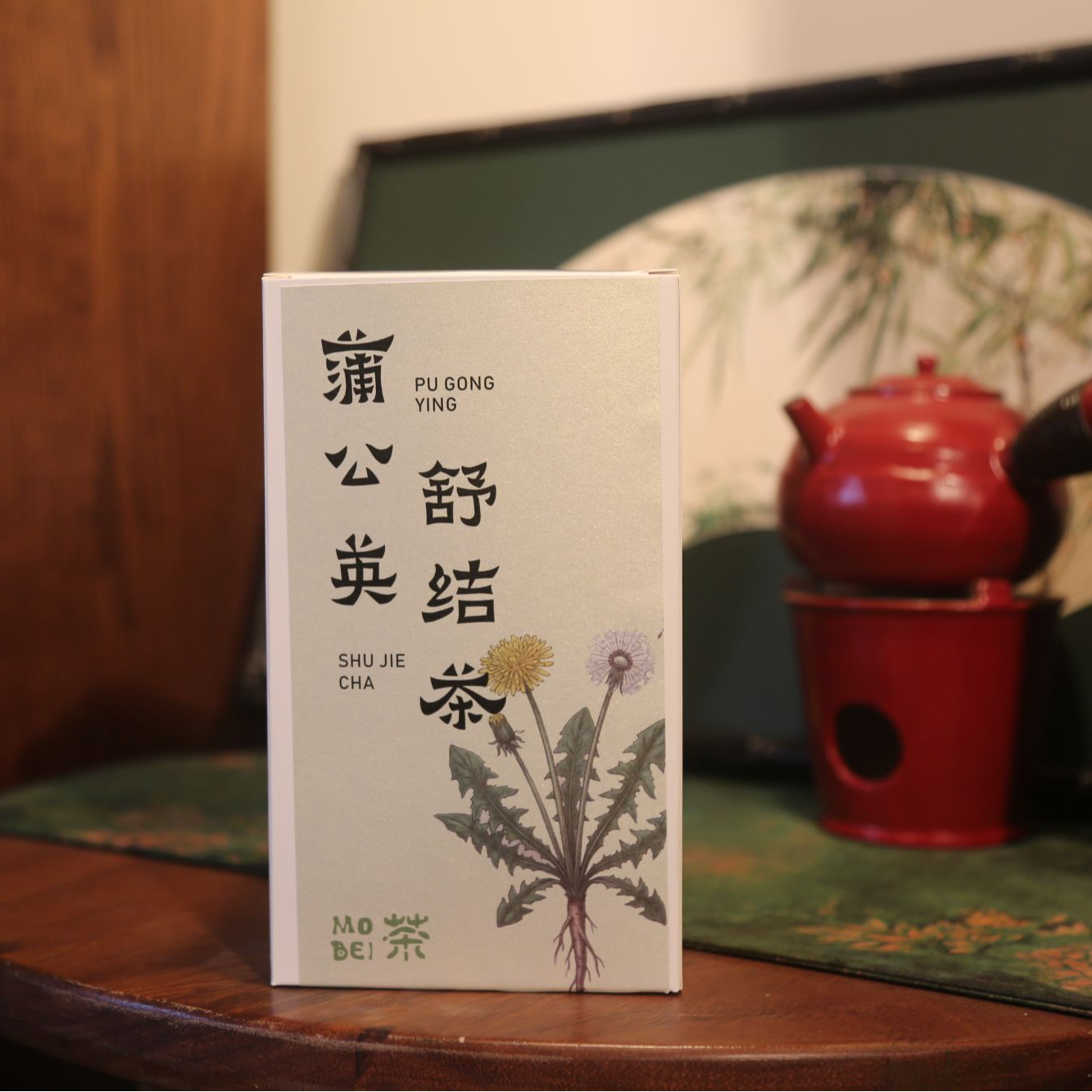 蒲公英舒节茶陈皮玫瑰茶