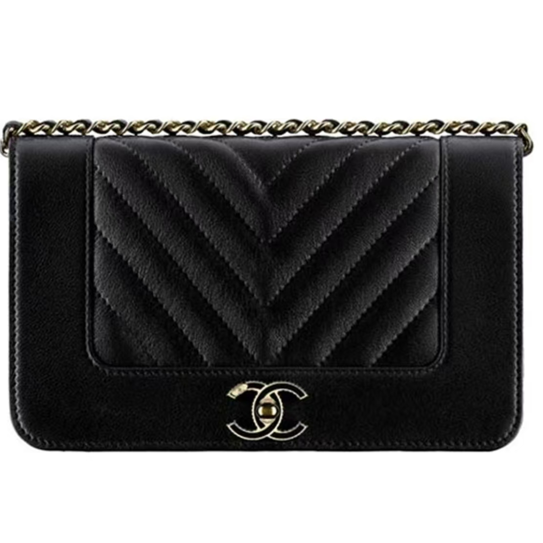 95新 Chanel/香奈儿 安洁利严选链条钱包/BK0147881 单肩包