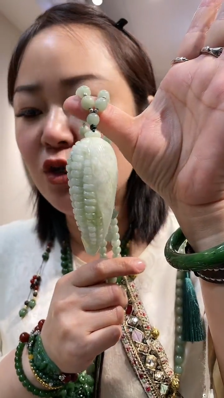 【闪购商品】岫玉颈饰未镶嵌吊坠