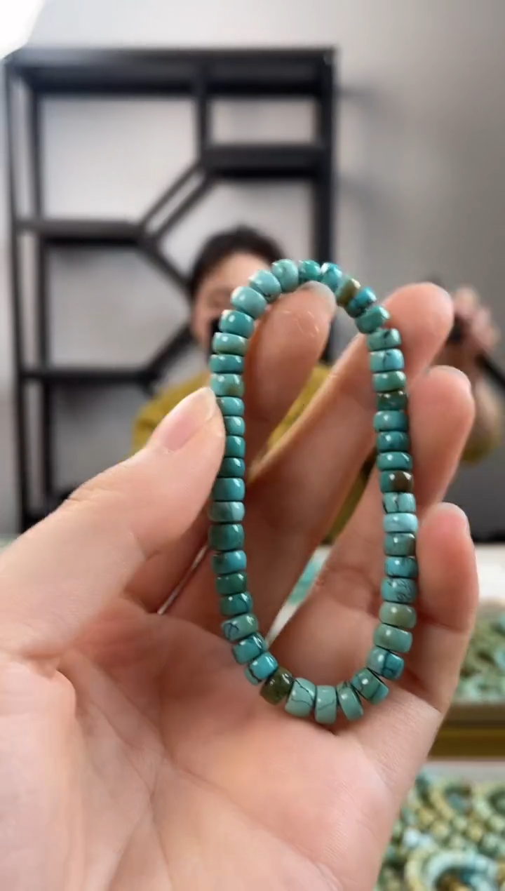 【闪购商品】绿松石珠宝奇石未镶嵌6.2+mm