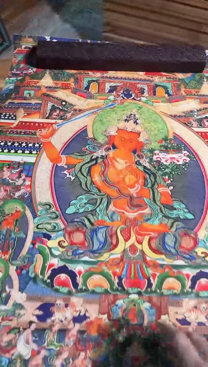 卷轴画路路的唐卡tk160