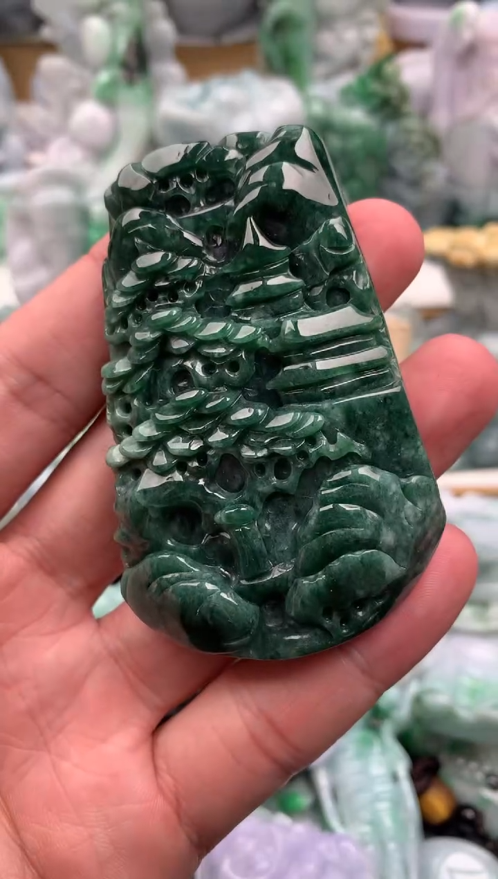 吊坠(不含链)未镶嵌翡翠1