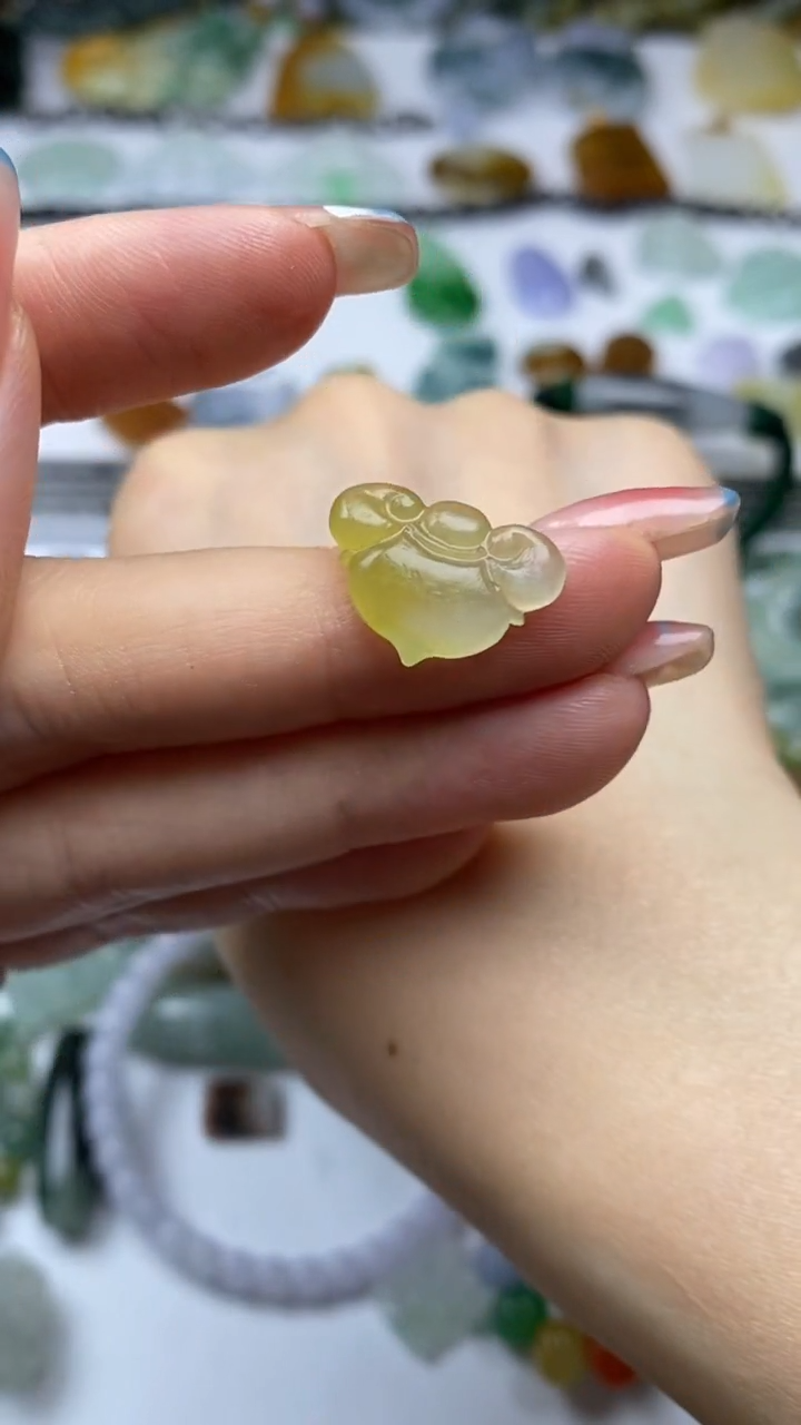 未镶嵌定制翡翠毛货定制不退不换