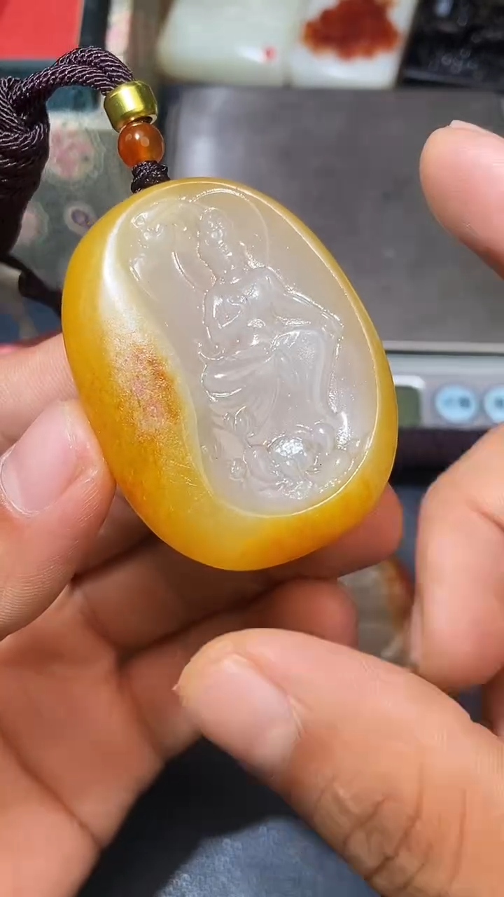 颈饰未镶嵌和田玉东**叶HX