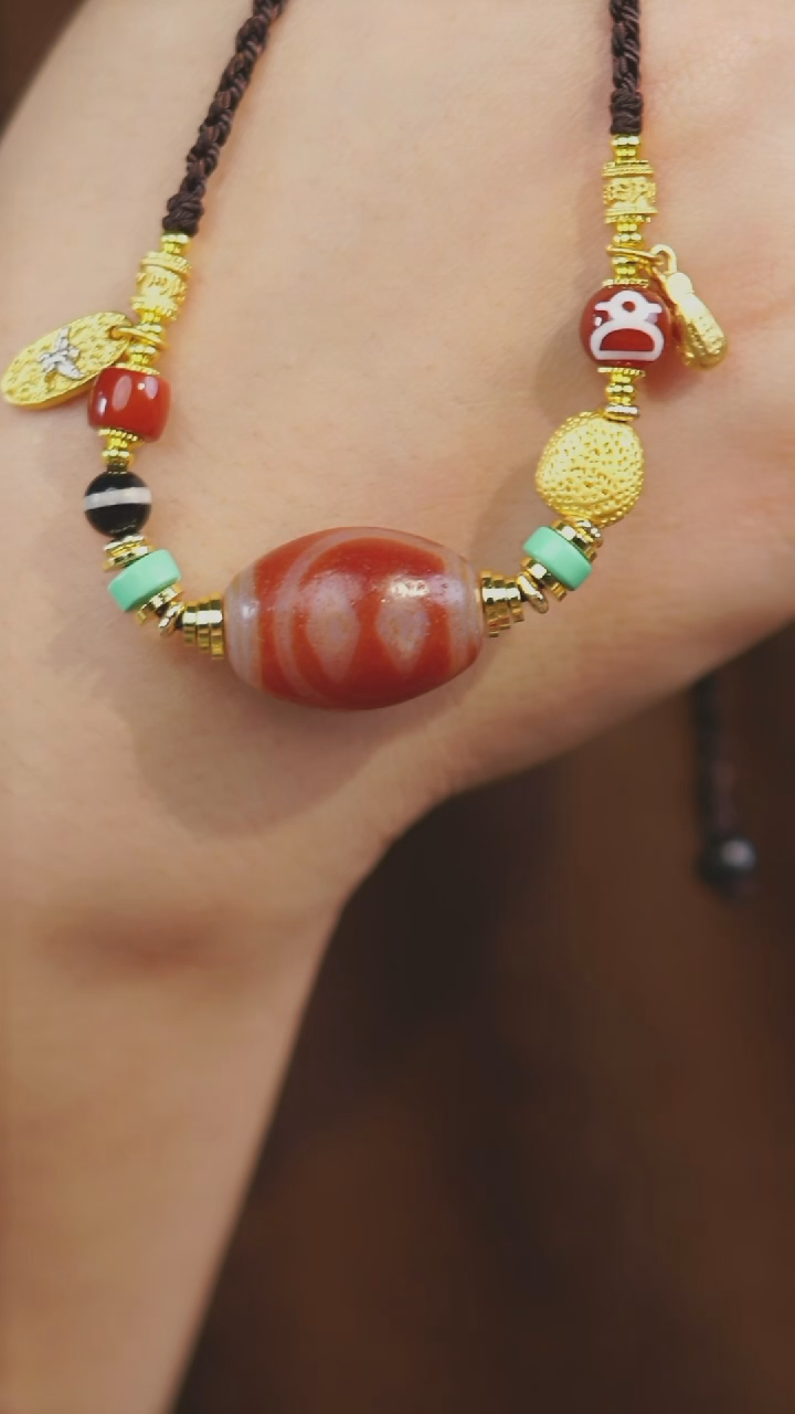 【闪购商品】玛瑙/玉髓项链未镶嵌多样性发一