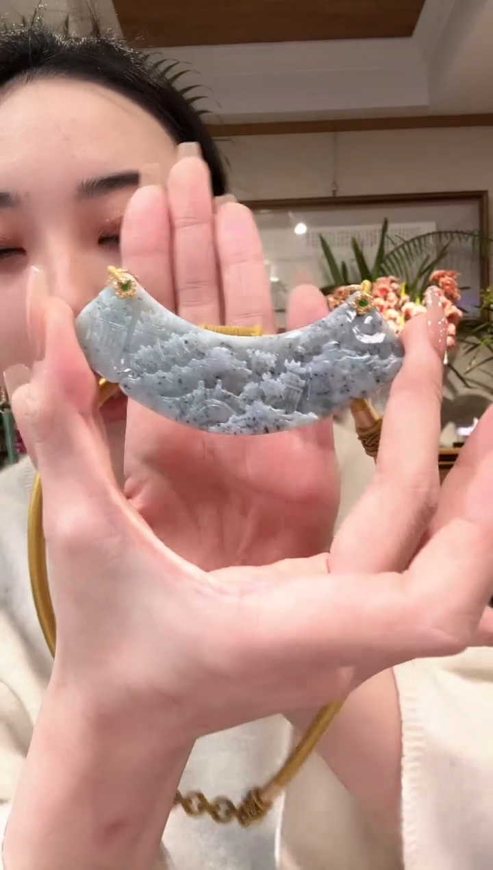 【闪购商品】翡翠颈饰未镶嵌国风