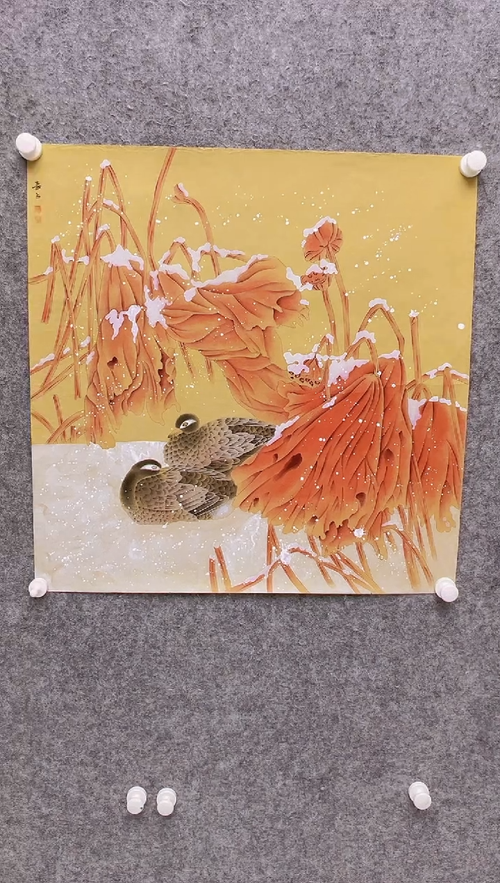 【闪购商品】绘画高喜占-4平尺-国画作品