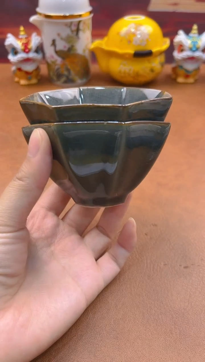陶瓷茶具摆件旅行套组