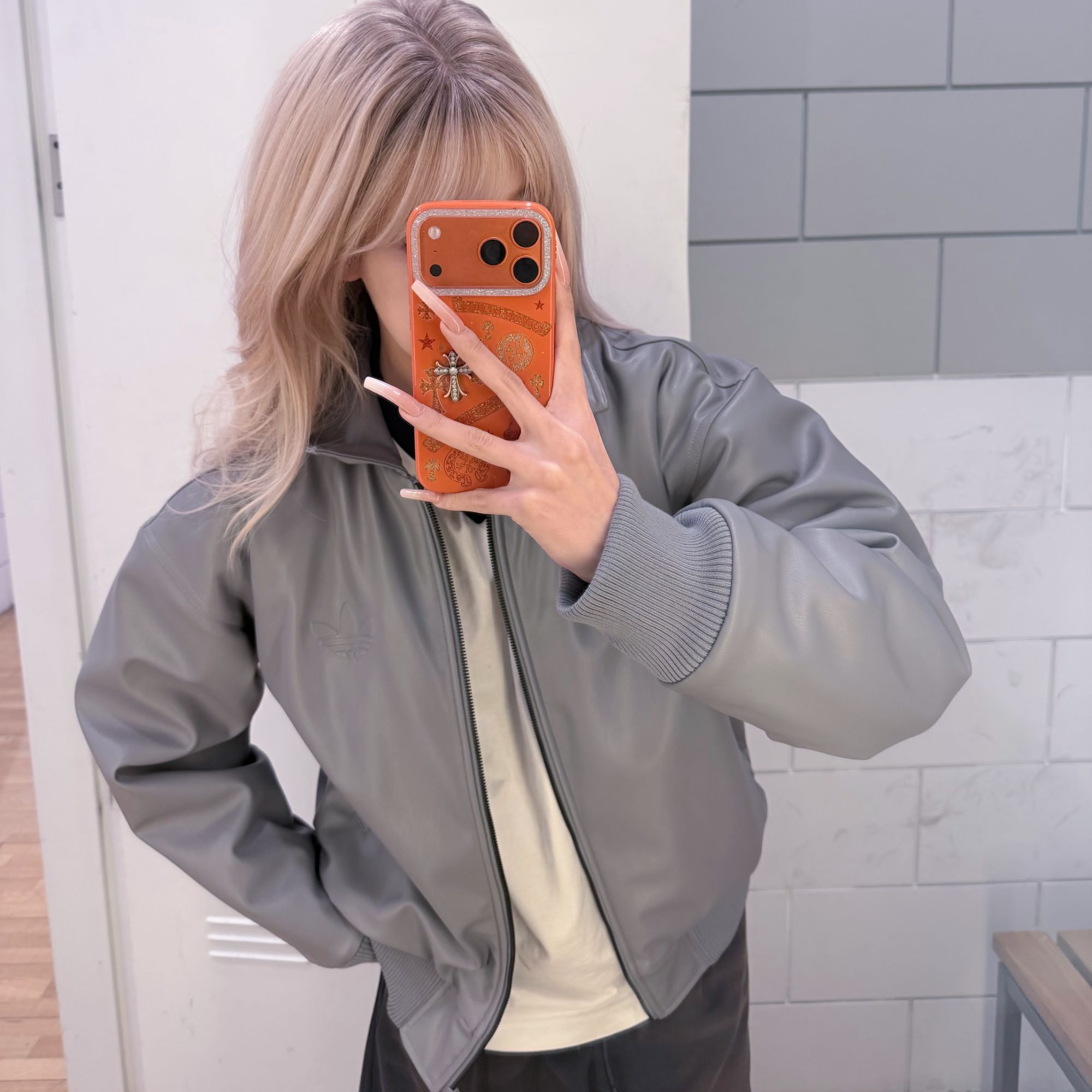 Adidas MHERPAPUJACKET休闲运动宽松夹克外套 IA7526 