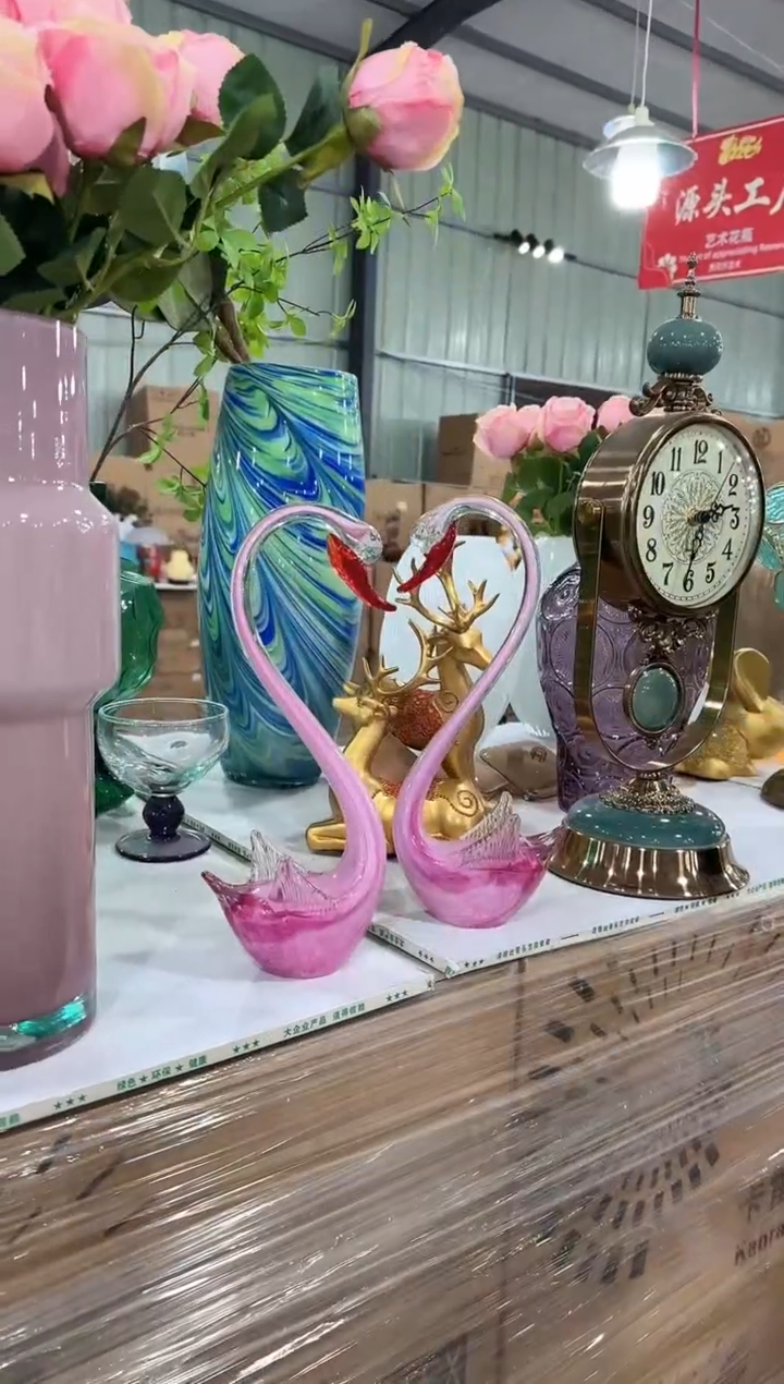 【闪购商品】无铅玻璃悠悠A-花器-19早一对