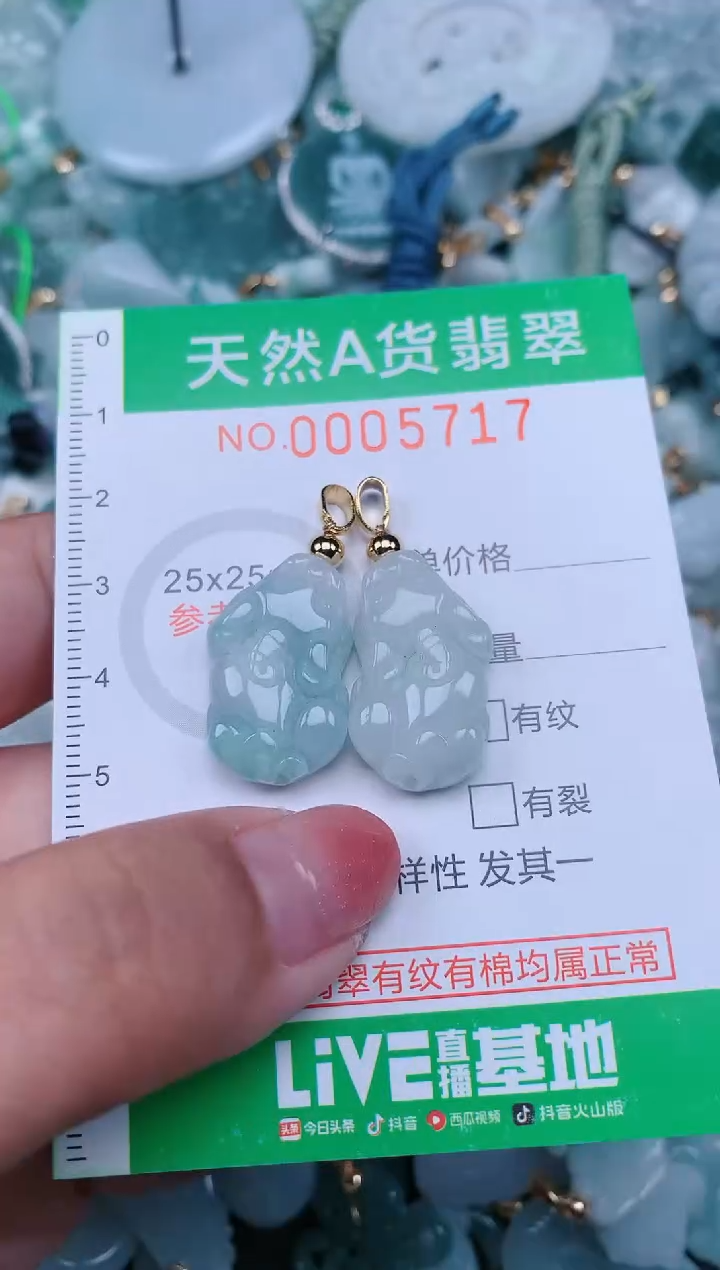 【闪购商品】翡翠未镶嵌颈饰.0005717