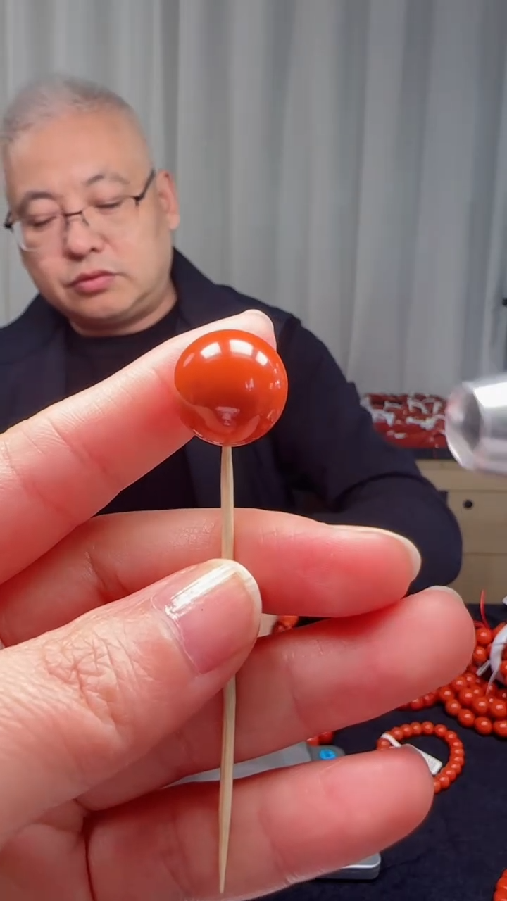 未镶嵌多样性发一件南红玛瑙15.9mm保山单株