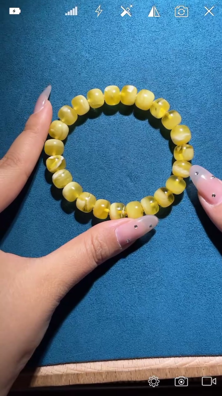 【闪购商品】蜜蜡裸石未镶嵌WR 手串    