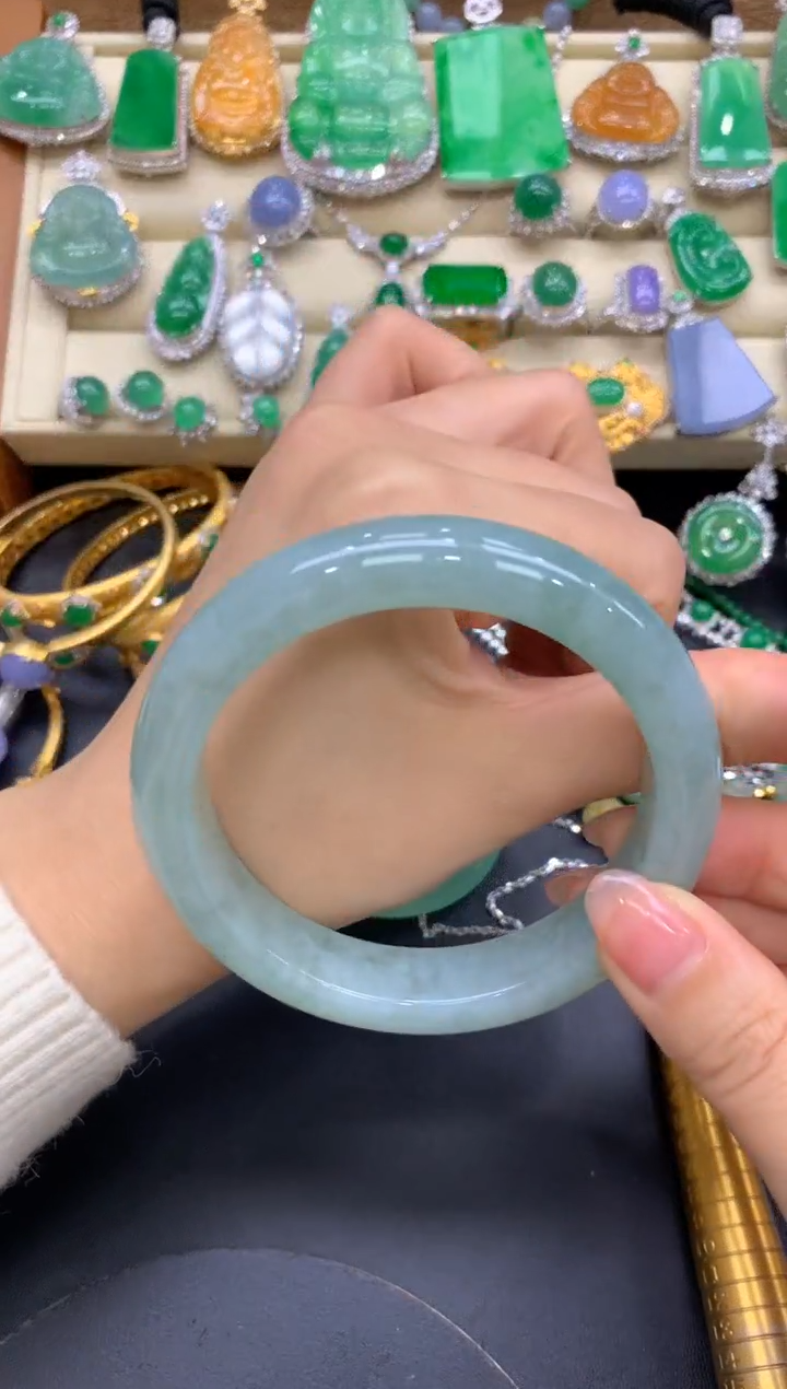 【闪购商品】翡翠手镯未镶嵌411-中国好珍宝